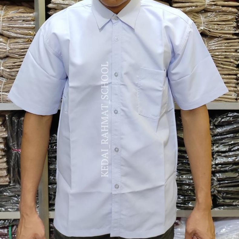 uy-23 rq-56 COD Baju Kemeja Putih Polos PDH Pria PNS Guru Formal Dinas Seragam Kantor Berkualitas Or