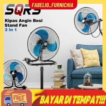 kipas angin berdiri 16inch Stand fan kaki bulat/Kipas Angin Berdiri16inch UK Besar DNA/KIPAS DINDING