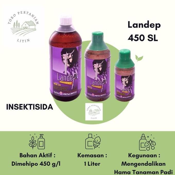 

Terlaris Landep 450 Sl - 1 Liter ( Insektisida ) Pengendali Hama Tanaman Padi