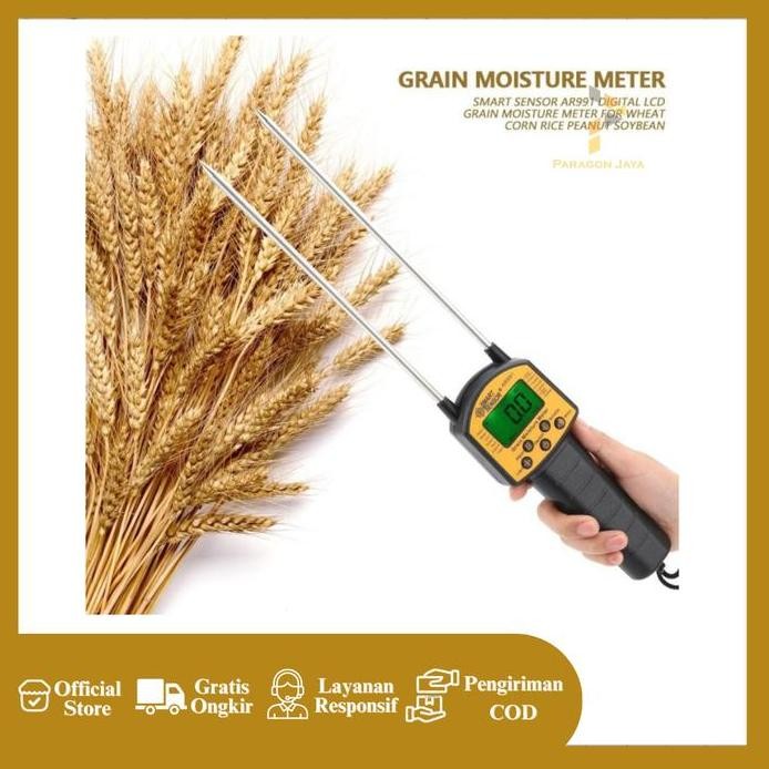 

Terlaris Grain Moisture Meter Ar991 Smart Sensor Mc Tester Ar 991 Padi Kacang