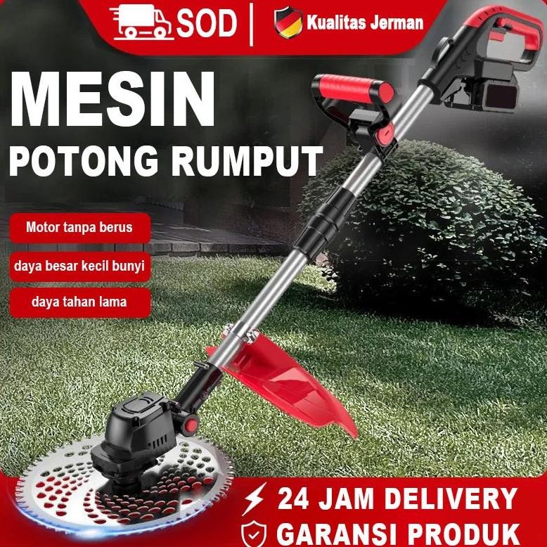 Mesin potong rumput batrai alat pemotong rumput Mesin pemotong rumput listrik pemotong rumput elektr