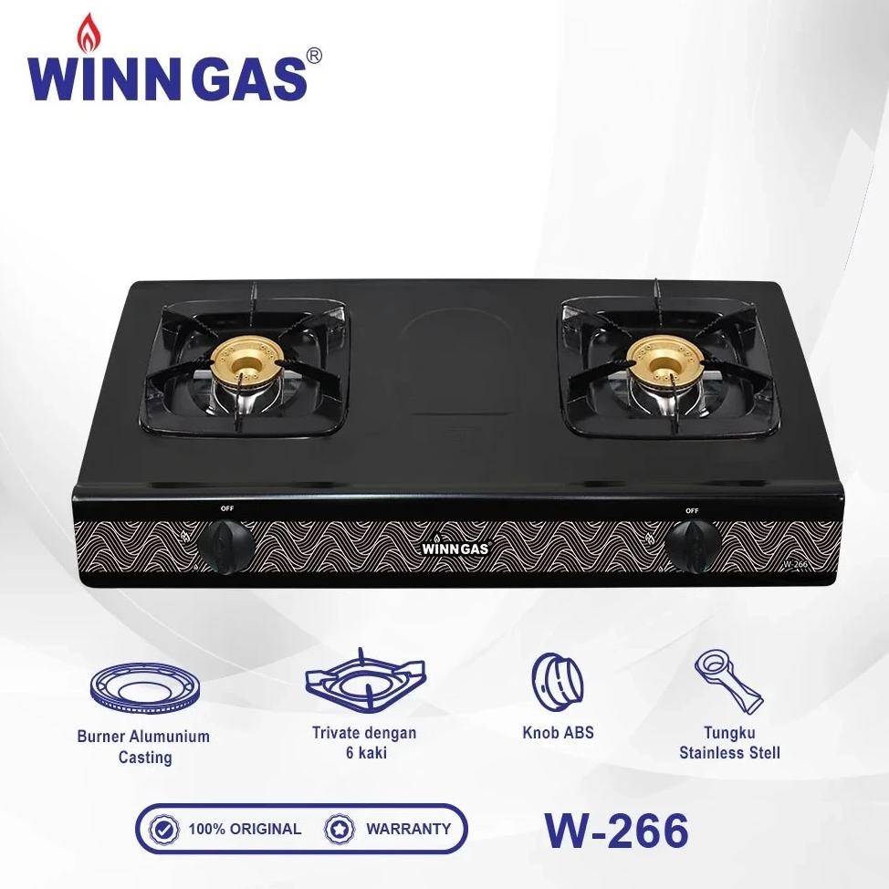 [FREE BUBBLE] WINN GAS W266  - KOMPOR GAS WINN GAS - 2 TUNGKU - WINN GAS