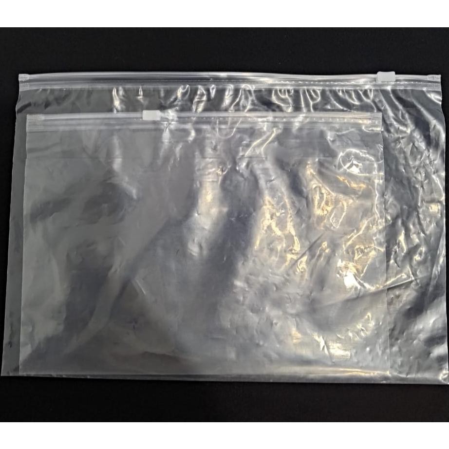 WK Plastik Zipper Bag/Zipper Bag Potrait/Zipper Bag Landscape/Plastik Ziplock/Zipper Resleting/Plast