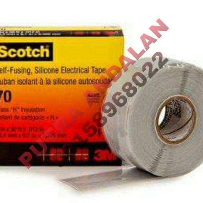

TERMURAH - 3M Scotch 70 Self-fusing Silcone Electrical Tape 1''x9.1 mtr