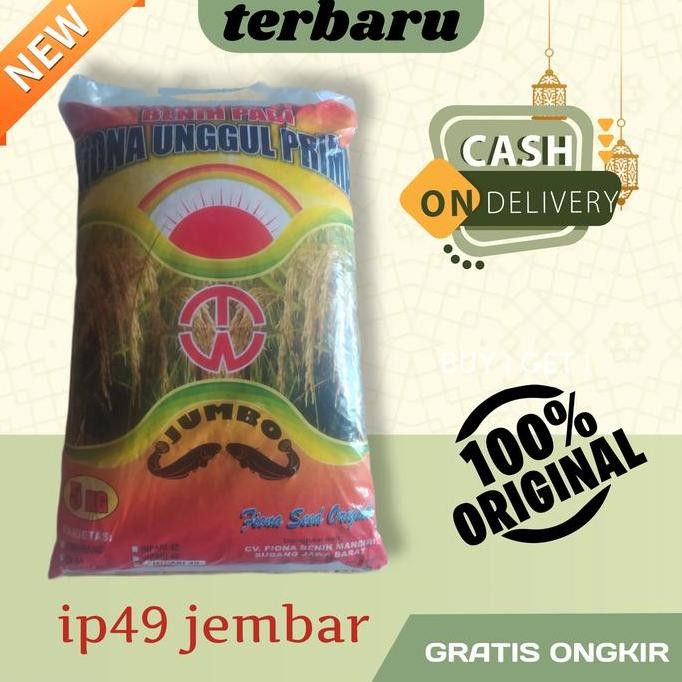 

Terlaris Benih Padi Unggul Terbaru Inpari 49 Jembar Label Ungu 5 Kg