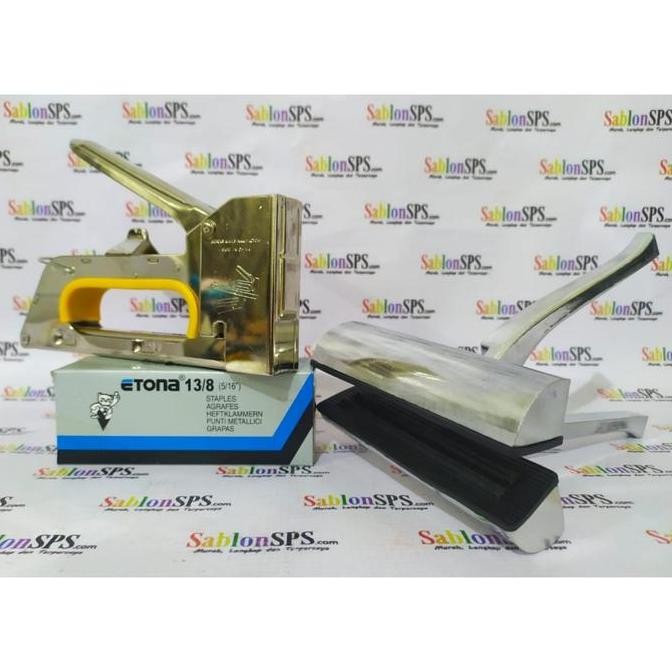 

ALAT PASANG KAIN SCREEN SABLON HAND PULLER PAKET STAPLER STAPLES