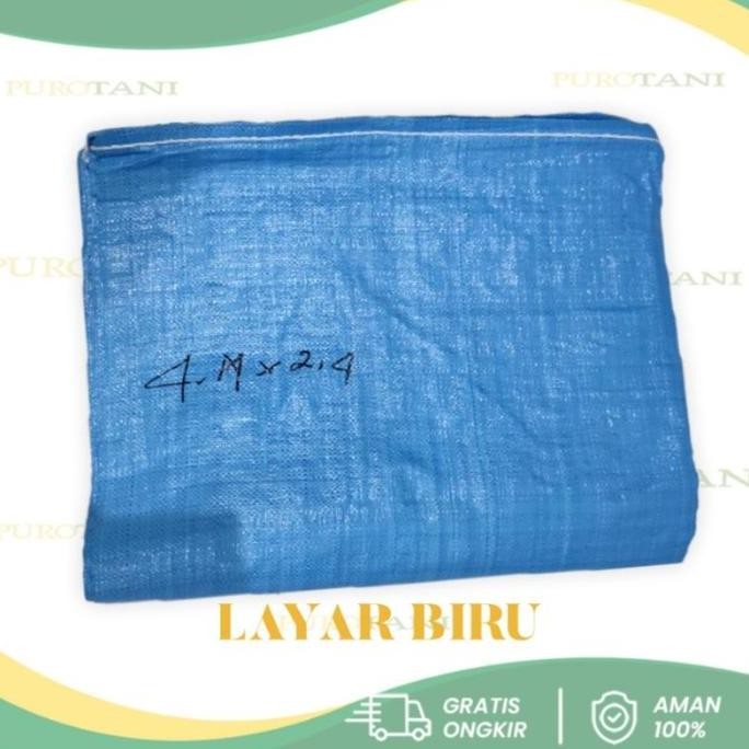 

Terlaris Layar Jemur Padi Serbaguna Layar Biru Ukuran 4 M