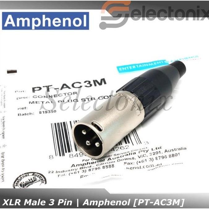 XLR Male Amphenol AC