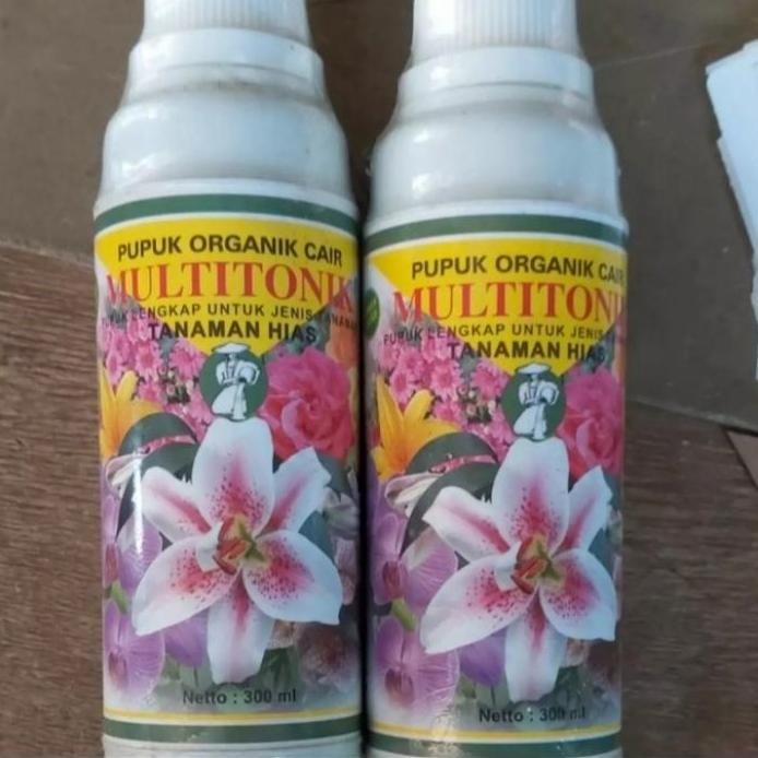 

Terlaris Pupuk Organik Multitonik Cair Untuk Bunga Dan Tanaman Hias 300 Ml