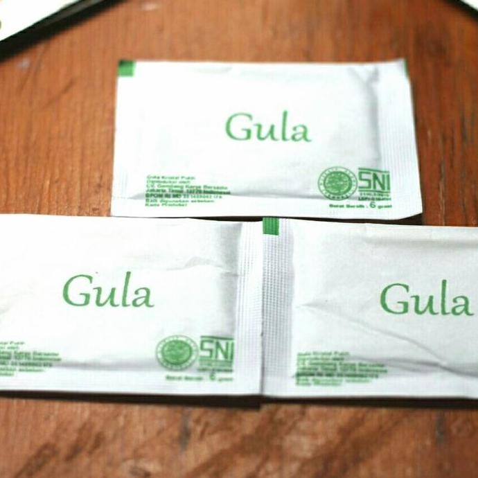 

Gula putih sachet/White Sugar Sachet 6gr hotel/gula sachet/gula cafe