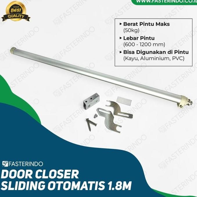 Door Closer Sliding Otomatis / Penutup Pintu Geser Otomatis