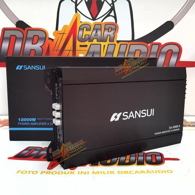 TERMURAH - Power Amplifier Mobil Sansui Amplifier 4 Channel