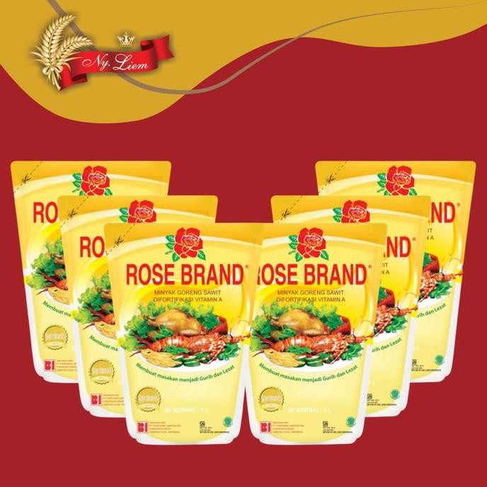 

ROSE BRAND Minyak Goreng 6 x 2 liter ( 1 karton )