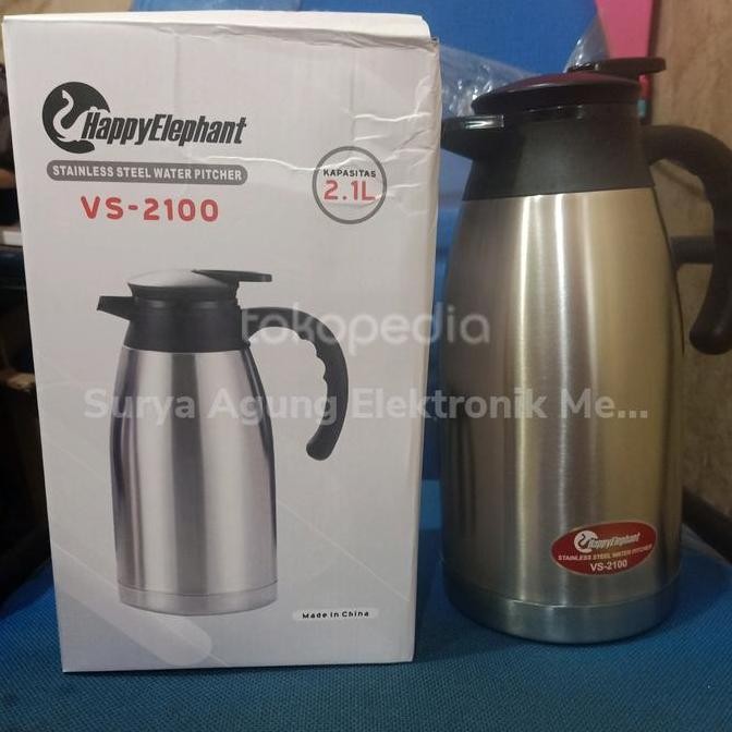 water pitcher 2.1 liter stainless