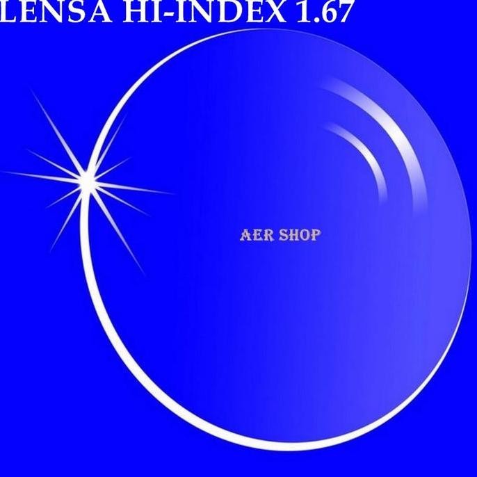 lensa minus / lensa tipis / lensa minus HI-INDEX 1.67 / lensa 1.67