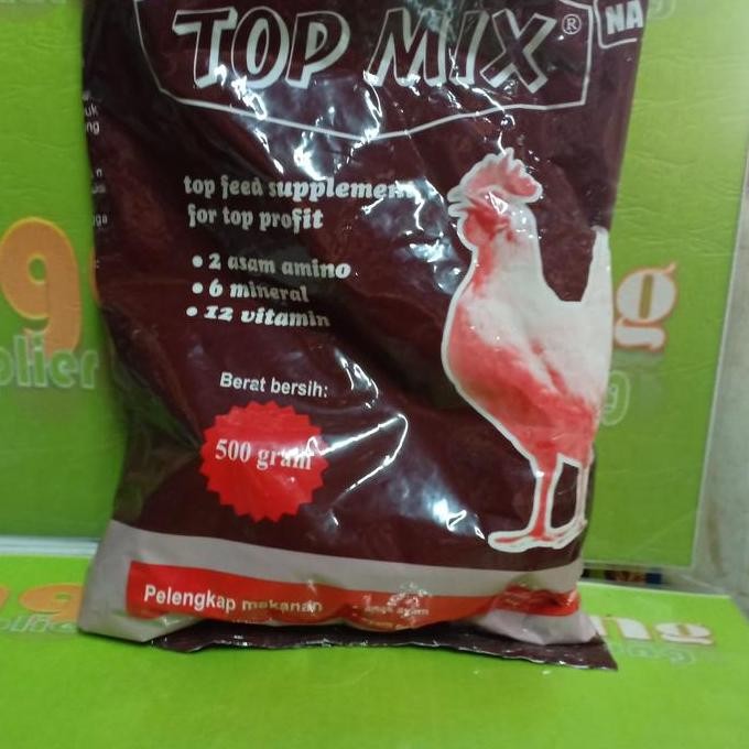 

Terlaris Top Mix Topmix Suplemen Vitamin Ayam Smdgn Tepung Ikan Ato Konsentrat