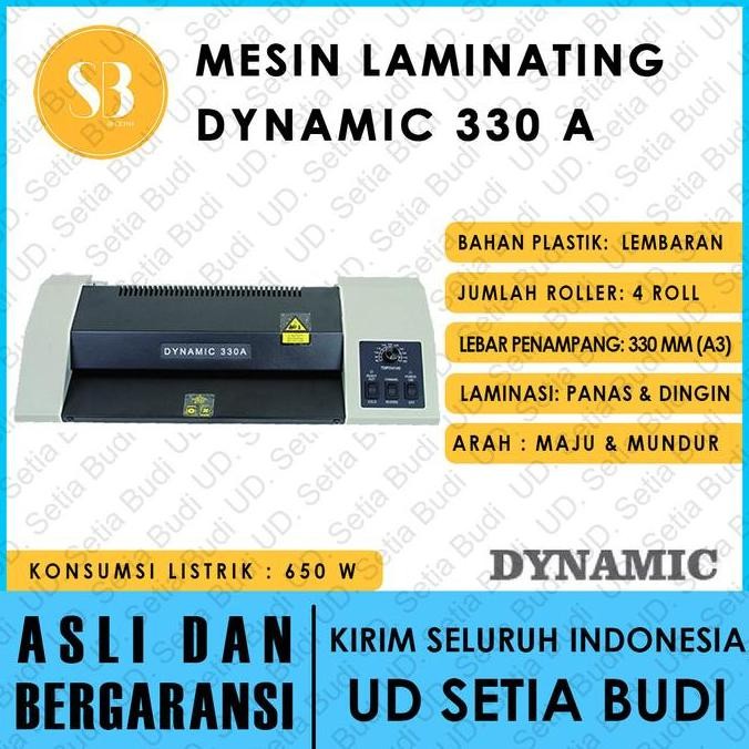 

BEBAS ONGKIR - Mesin Laminating Dynamic 330 A
