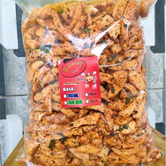 

Basreng pedas daun jeruk 1kg food snacks goreng Snack