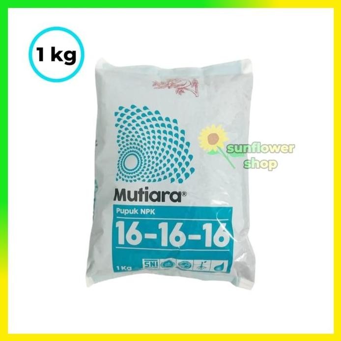 

Terlaris Pupuk Npk Mutiara 16-16-16, 1Kg Kemasan Pabrik