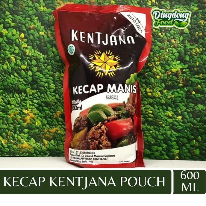 

Kecap Kentjana Kecap Manis Cap Kencana Khas Kebumen Pouch 600 ml