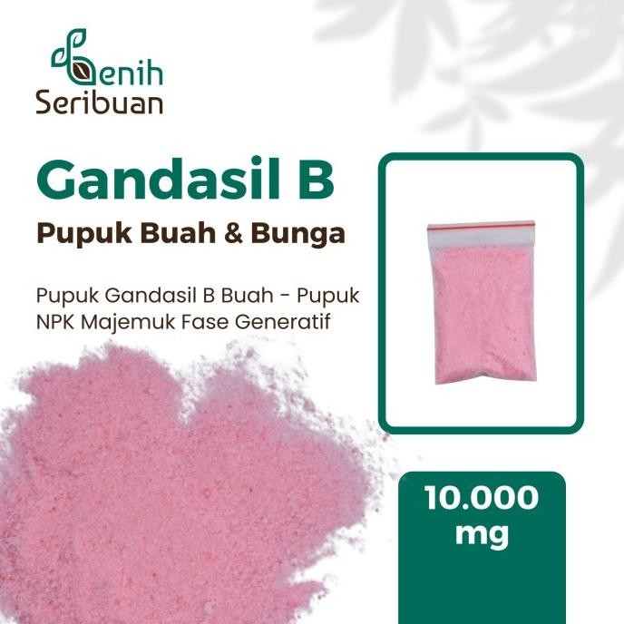 

Terlaris Gandasil B Pupuk Buah & Bunga Npk Generatif Nutrisi Percepat Pembuahan