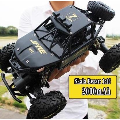 Spesial Mobil Rc 6241 Jpre Baterai 2000 Mah Rock Crawler 1:16 Alloy Metal