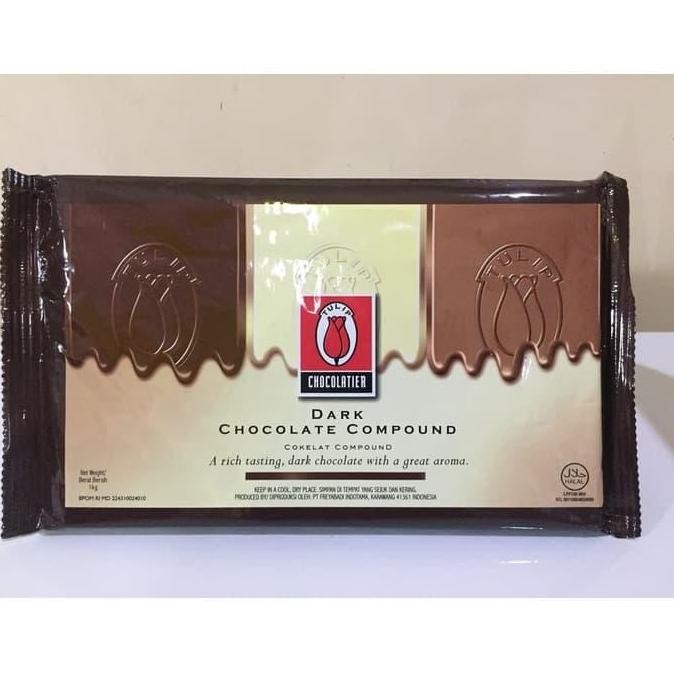 

Coklat Tulip Dark Chocolate Compound 1 Kg