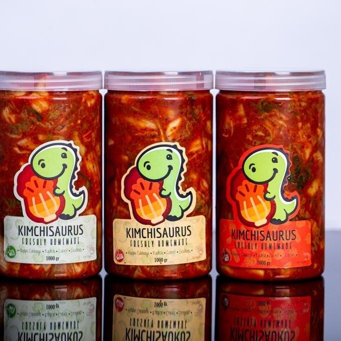 

Fresh Homemade Korean Kimchi Kimchisaurus Segar (non vegan)