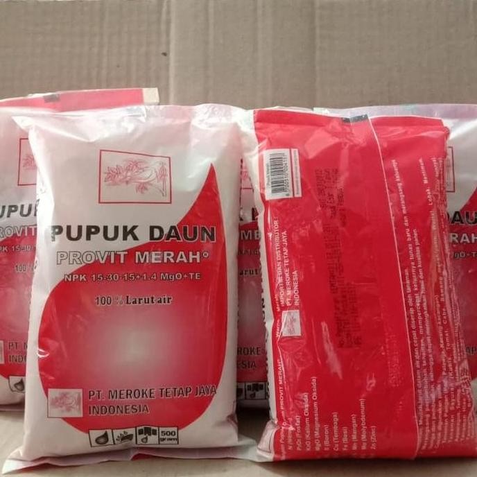 

Terlaris Pupuk Npk Meroke Provit Merah Kemasan Original 500Gr
