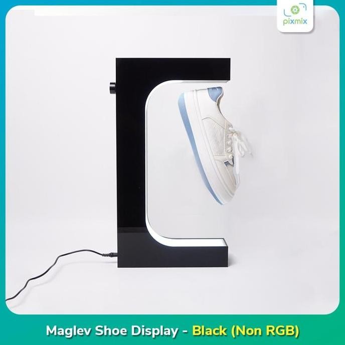 Levitating Lamp Magnetic Shoes Display 360 Degree Rotating Floating / Alat Display Sepatu Melayang B