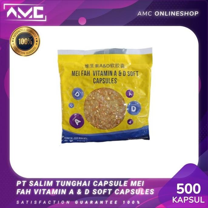 

Terlaris Pt Salim Tunghai Capsule Mei Fah Vitamin A & D Soft Kapsul Minyak Ikan