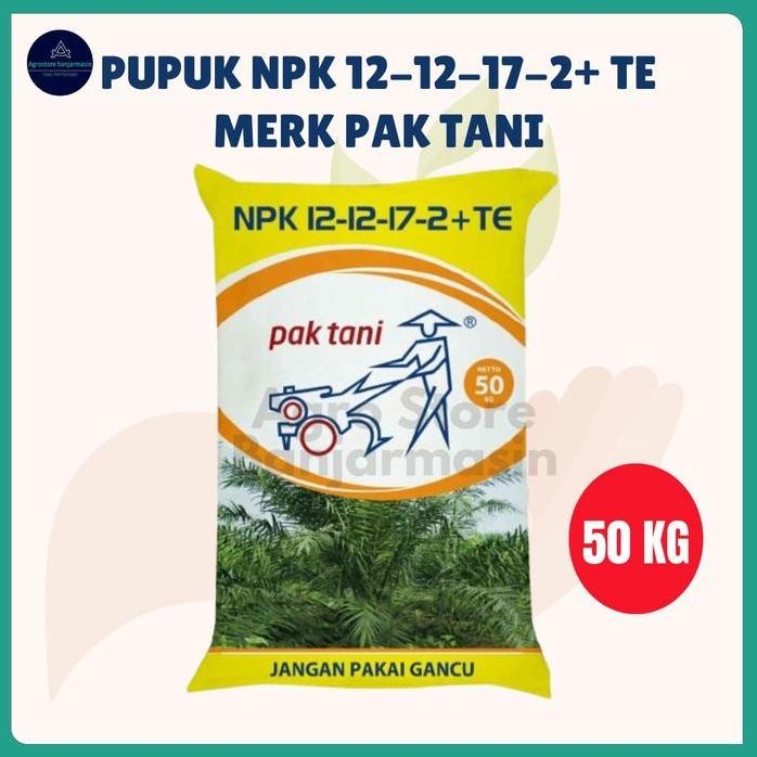 

Terlaris Pupuk Npk 12 12 17 2 Te Pak Tani Kemasan 50Kg