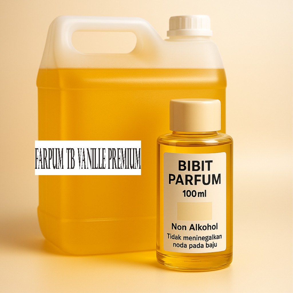 Bibit Murni Minyak Wangi Cowok Cewek Refill TB Vanille 100ml Biang Parfum Tahan Lama Asli Murah Tanp