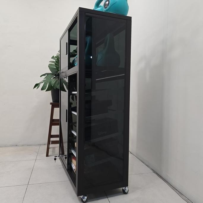 Promo Lsh240 80X40X135 B Lemari Rak Sepatu Helm Aluminium Tebal 1/5 Susun Muat 2 Helm Awet Kuat Koko
