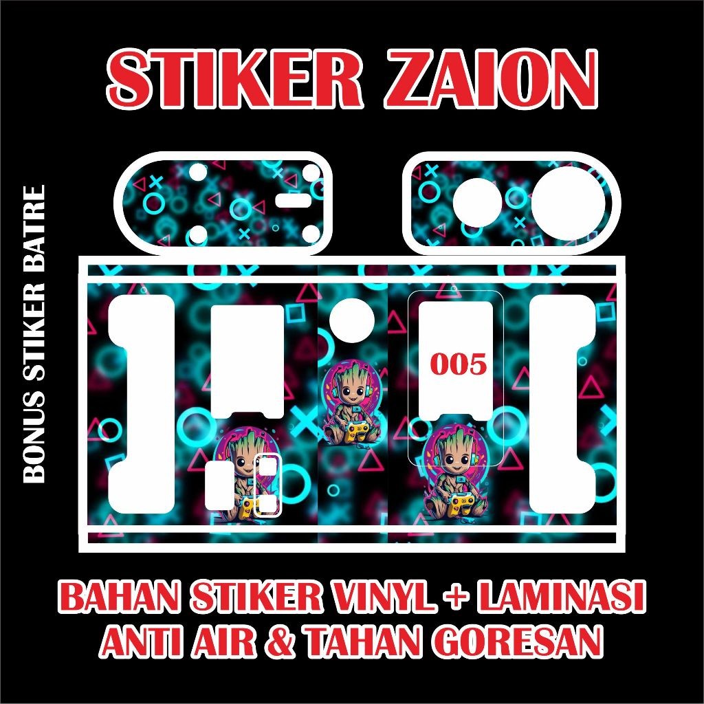 

Terlaris Stiker Zaion Bahan Laminasi 005 Stiker Garskin Premium Not Casing Bisa Custom *Promo*