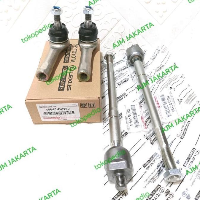 New Tie rod end + rack end long tie rod sigra calya 1set ori japan