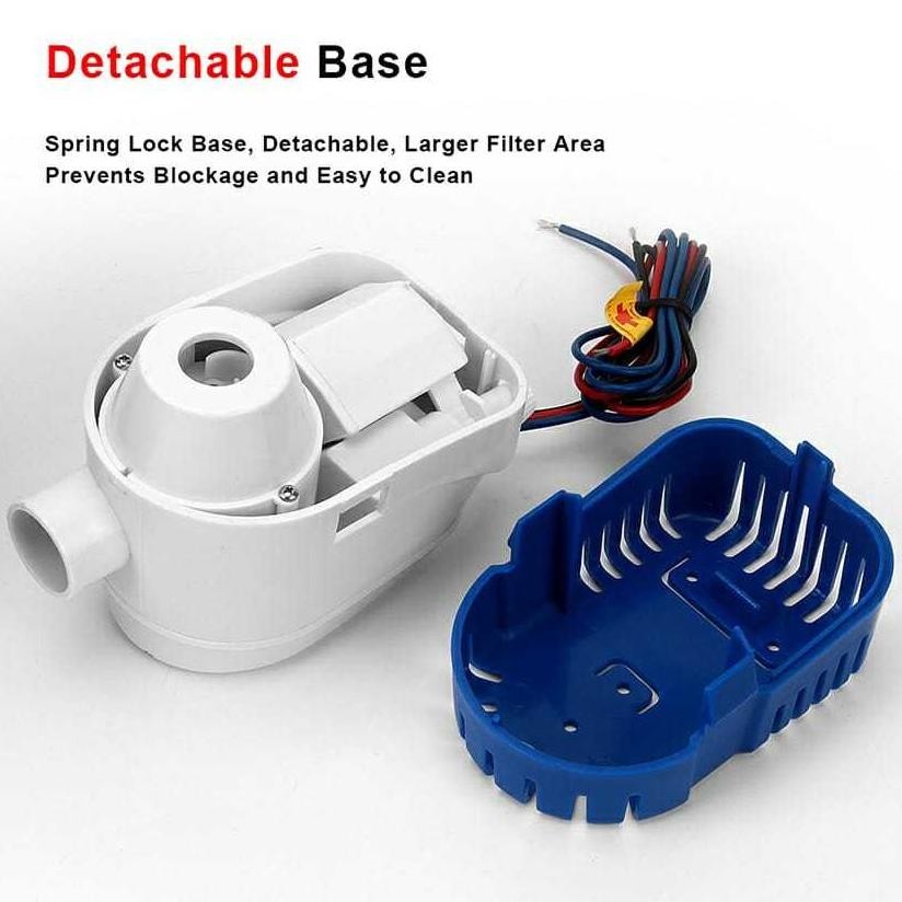 PJ BILGE Pompa Celup Otomatis 12V DC Pompa Air Kuras Toren Kapal