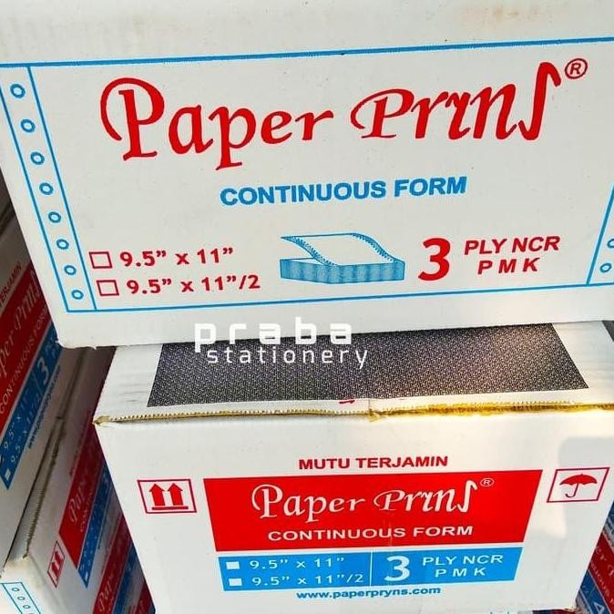 

Continuous Form 9.5 X 11 - 3 Ply Slip Gaji