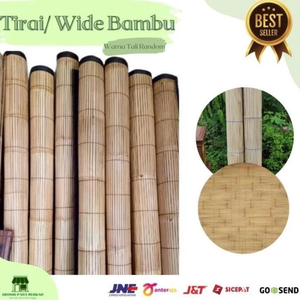 GPB Tirai Bambu 2 x 2 Meter Wide Bambu Tebal