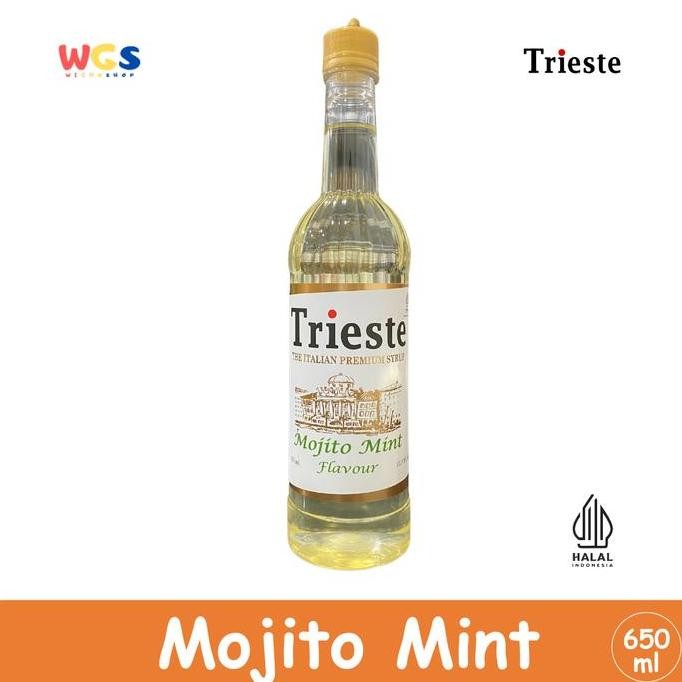 

Syrup Trieste Mojito Mint - Sirup Rasa Mojito Mint - 650 ml