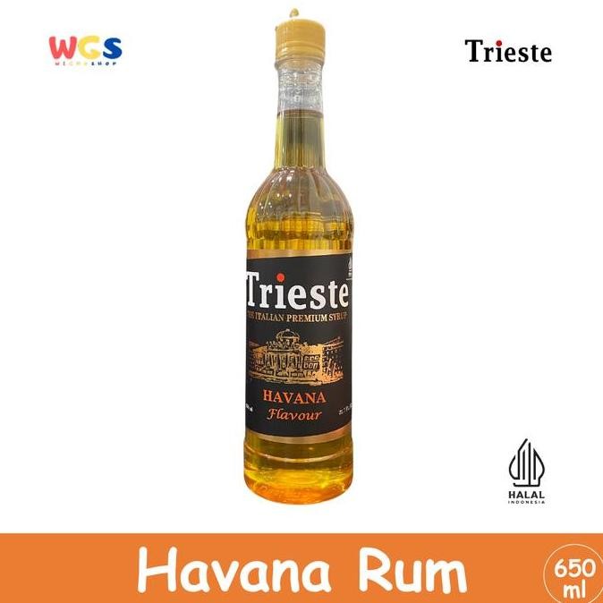 

Syrup Trieste Havana / Rum Flavour - Sirup Rasa Rum - 650 ml