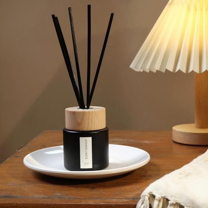 

Reed Diffuser Homelines PREMIUM BLACK 80 ML | Pewangi Ruangan | Pengharum Kamar Mandi Toilet | Oil Fragrance Wewangian Floral Spa Coffee Sweet Elegant GGS