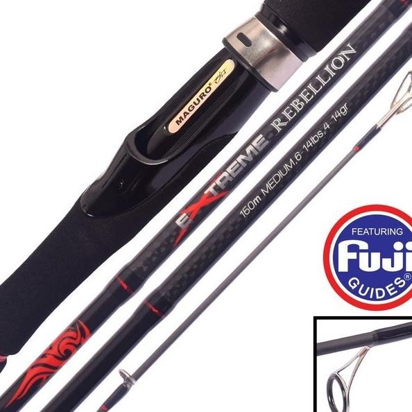 Joran Pancing Carbon Maguro Etreme Rebellion Ring Guide Full Fuji