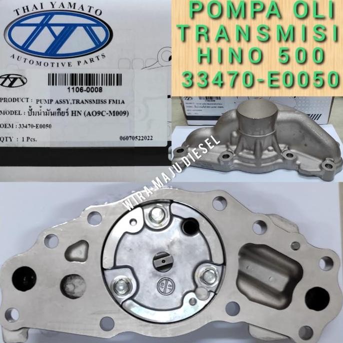 33470-E0050 Pump Assy Pompa Oli Transmisi Hino 500 M009 Thailand Orriginal Part