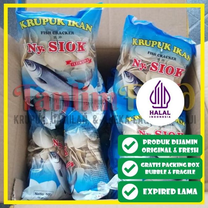 

Ny. Siok - Krupuk Kerupuk Ikan / Fish Cracker 500gr