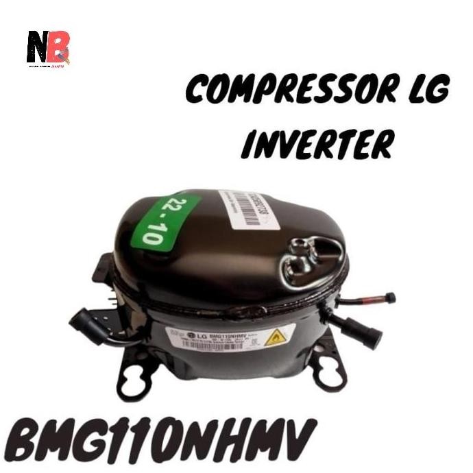KOMPRESOR KULKAS LG INVERTER BMG110NHMV ORIGINAL 100% FREEZER