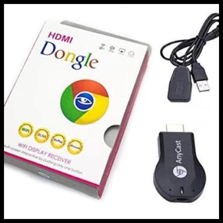 DONGLE HDMI ANYCAST KUALITAS TERBAIK MIRACAST PENGHUBUNG HP KE TV ORI