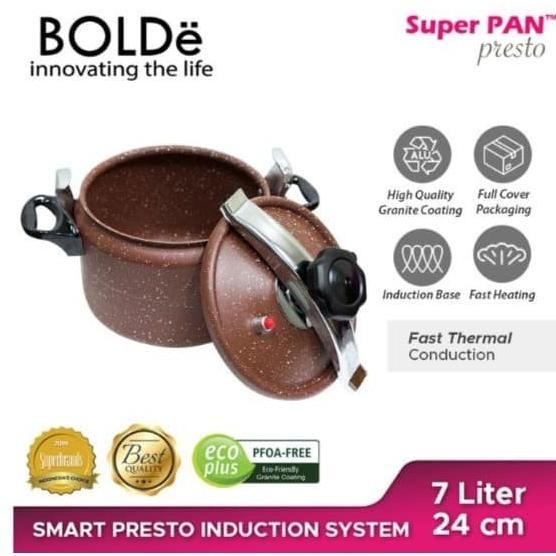 Diskon Bolde Presto Cooker 7L Granite Beige