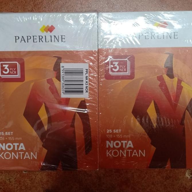 

produk baru!! nota kontan kecil 3 rangkap paperline