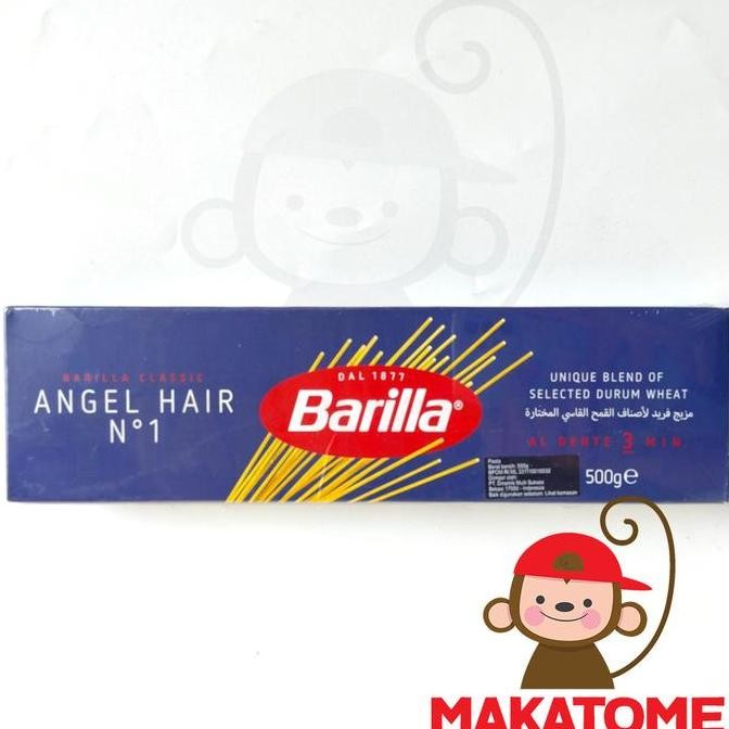

Ready Barilla Angel Hair 500gr barila classic pasta kering no 1 no1 500 g